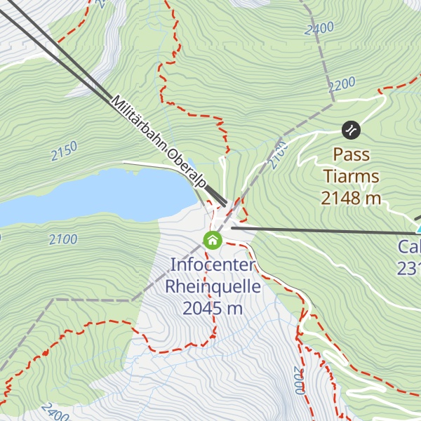 Map of Piz Calmot