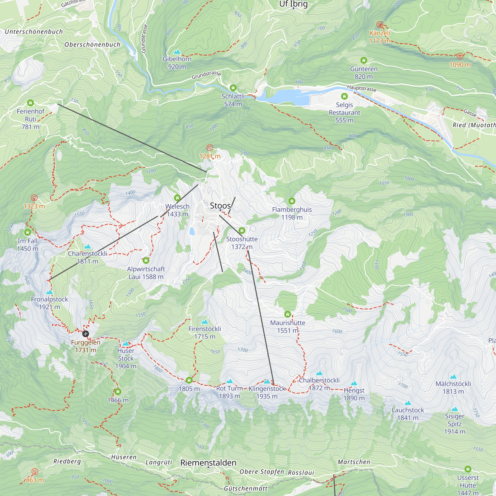 Restaurant Brunnerboden map