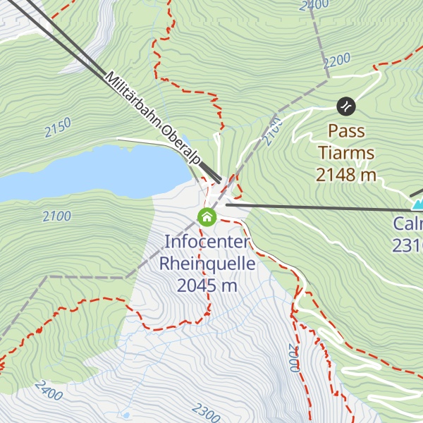 Map of Gasthaus Piz Calmot