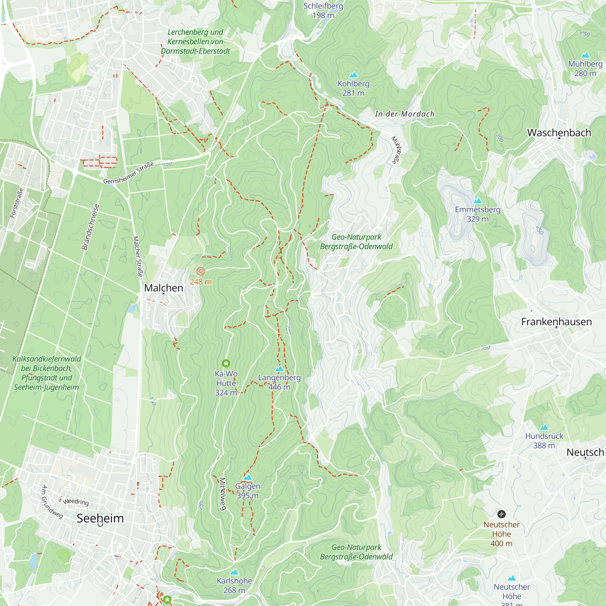 Niederbeerbacher Grillhütte map