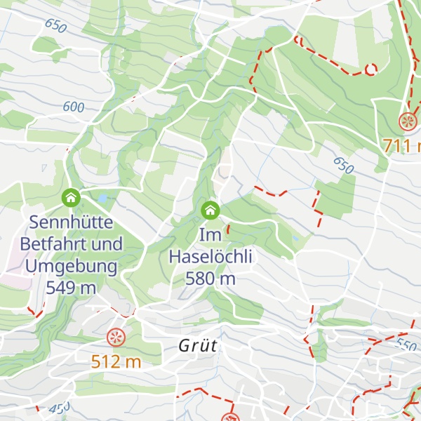 Map of Im Haselöchli