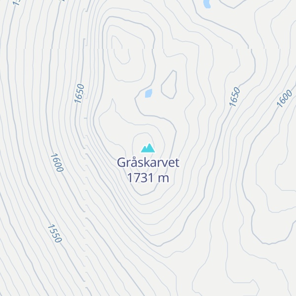 Map of Gråskarvet