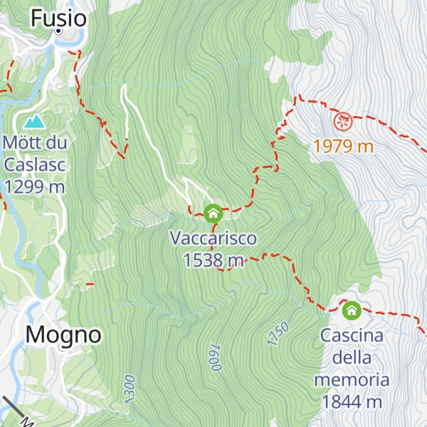Map of Vaccarisco