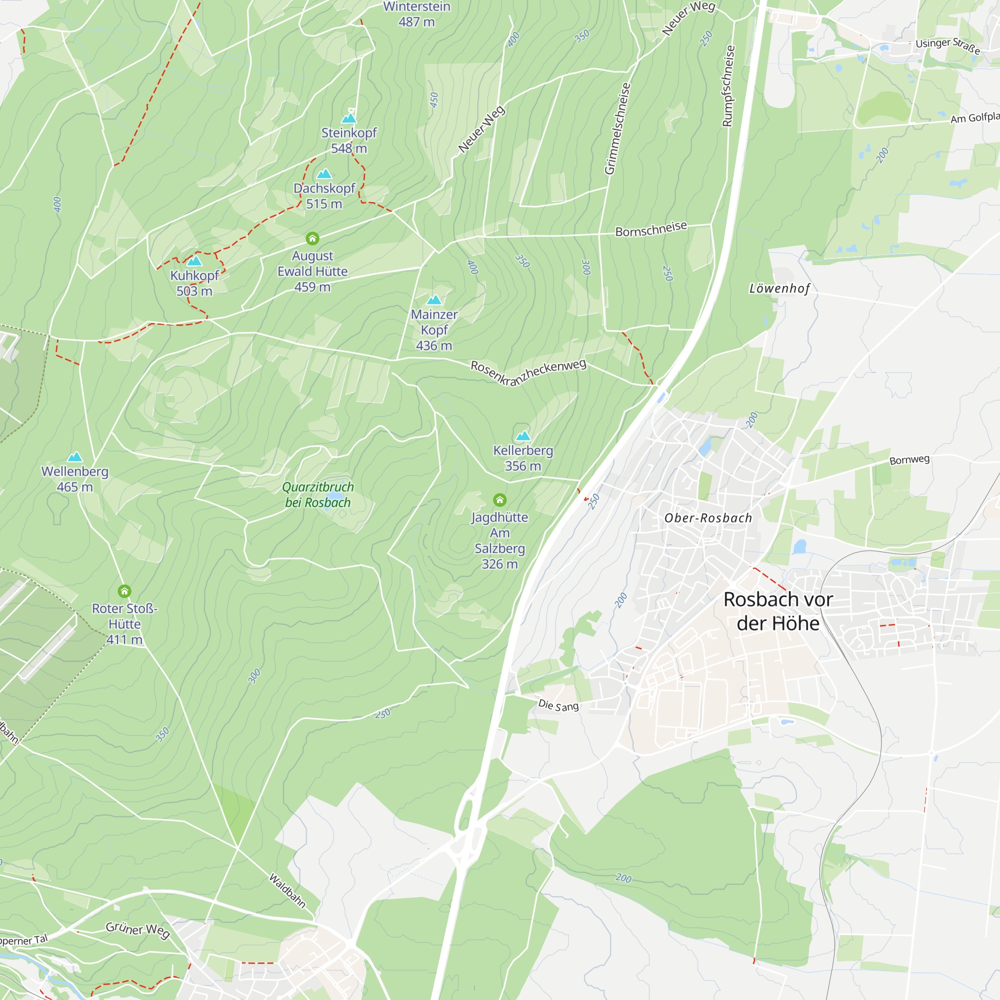 Jagdhütte Am Salzberg map