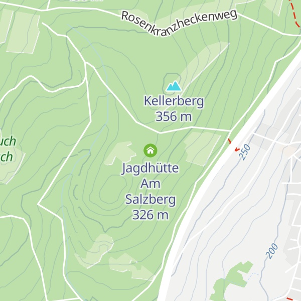 Map of Jagdhütte Am Salzberg