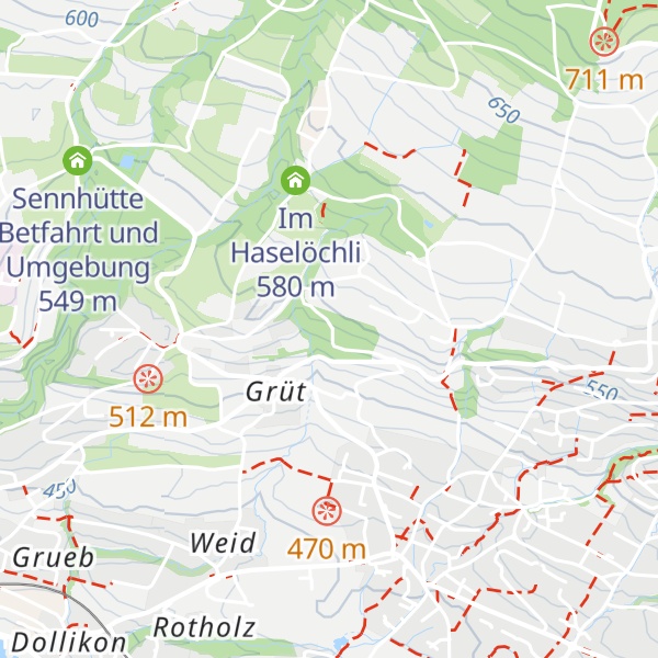Map of Waldhütte Schafrain
