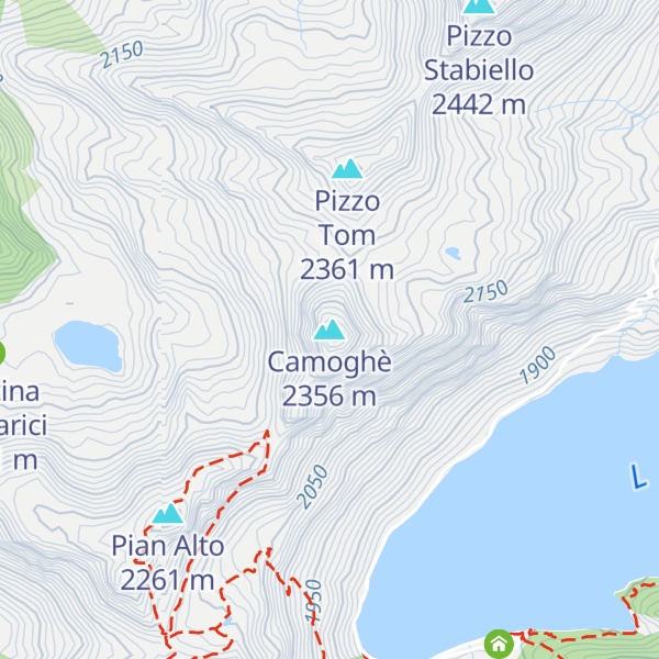 Map of Camoghè
