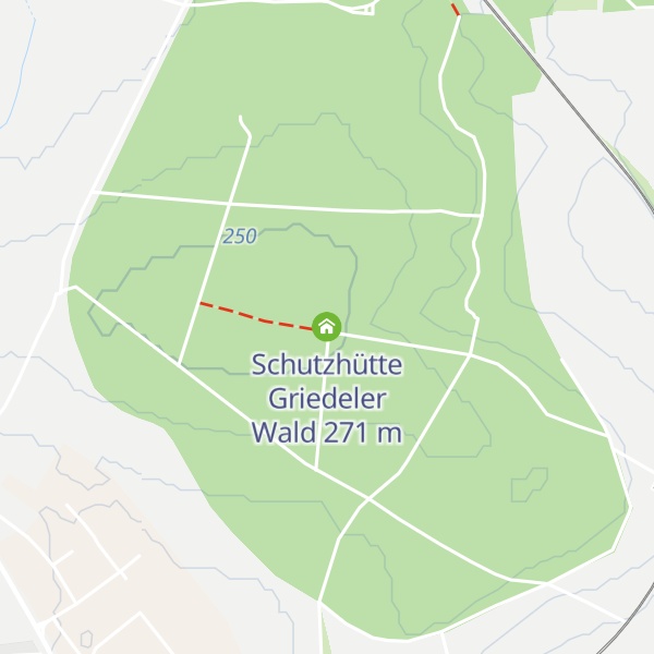 Map of Schutzhütte Griedeler Wald