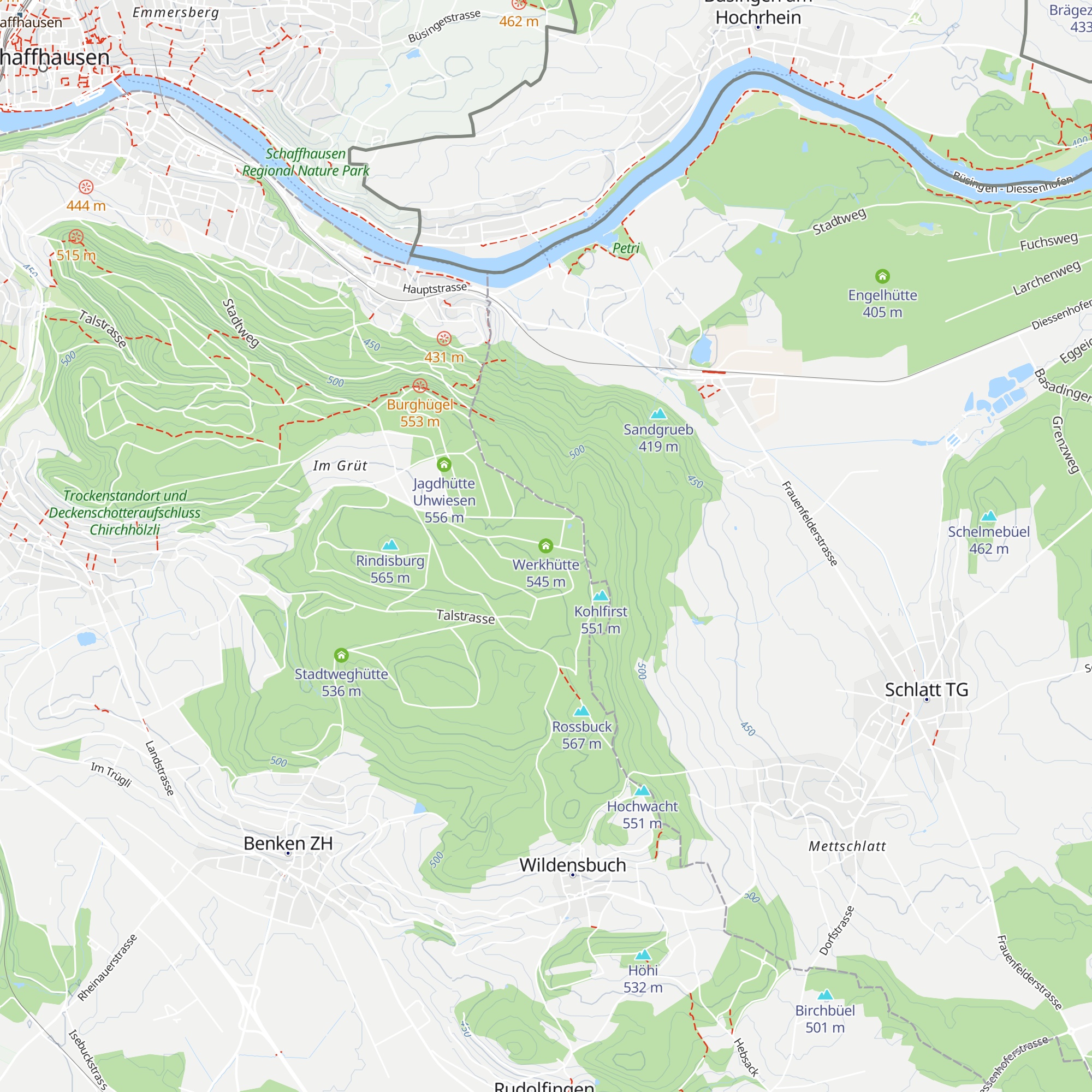 Werkhütte map