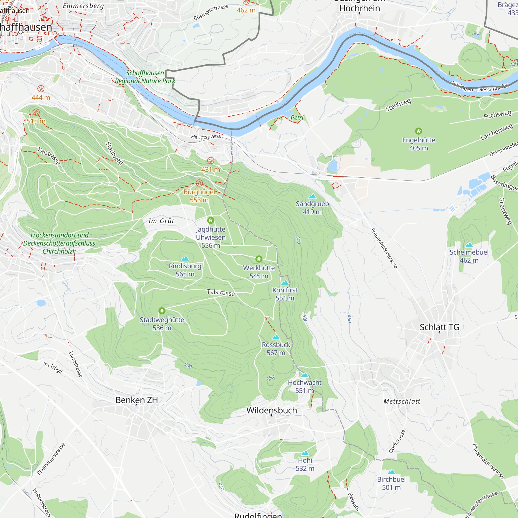 Werkhütte map