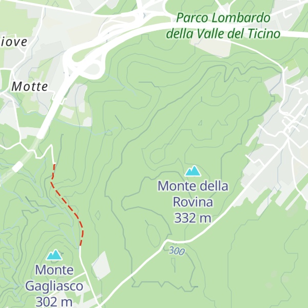 Map of Monte Bertone