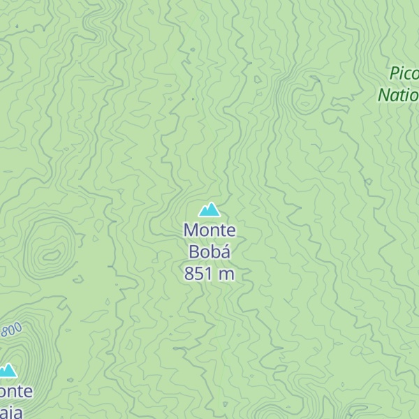 Map of Monte Bobá