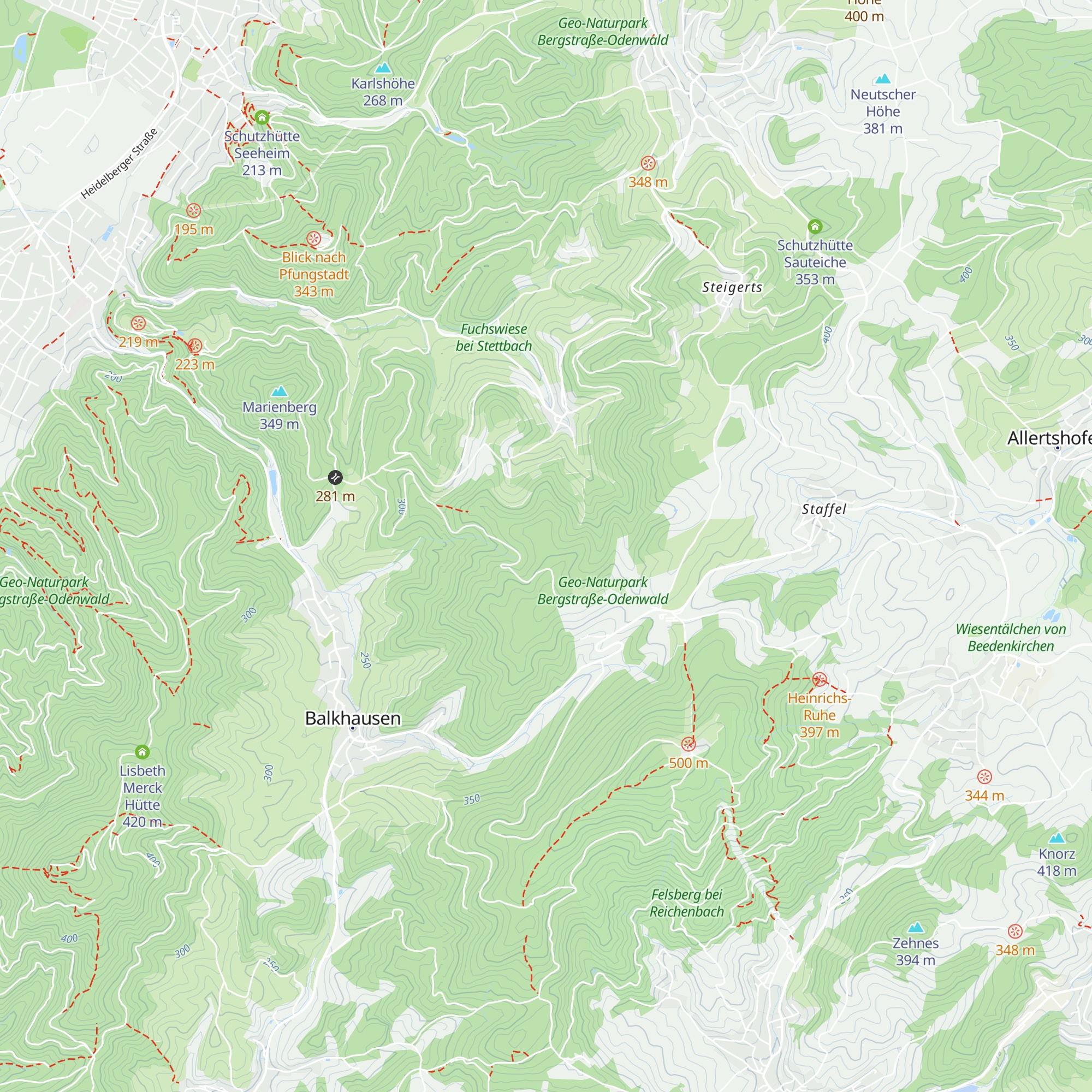 Jagdhütte map