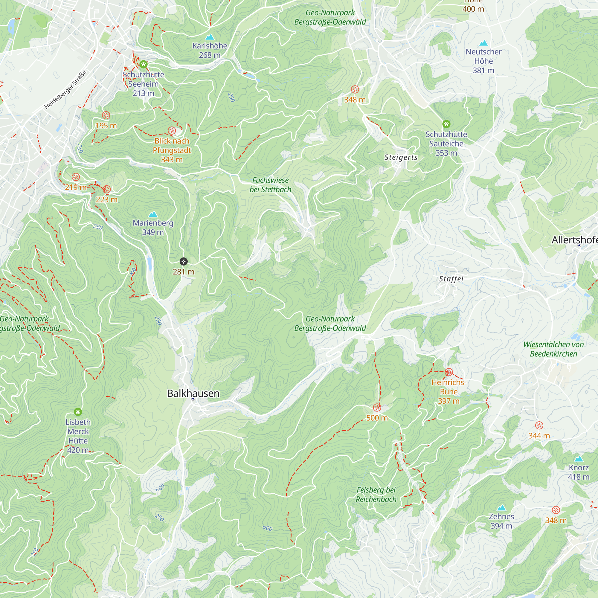 Jagdhütte map