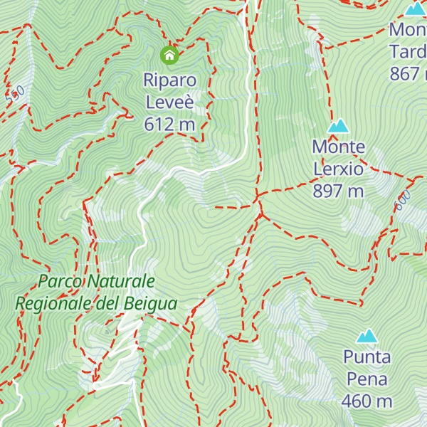 Map of Bricco Gavetta