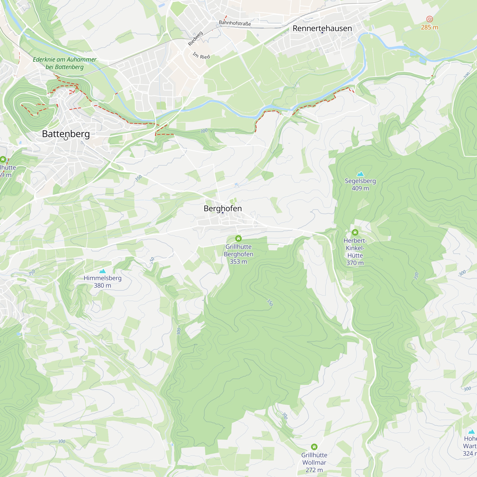 Grillhütte Berghofen map