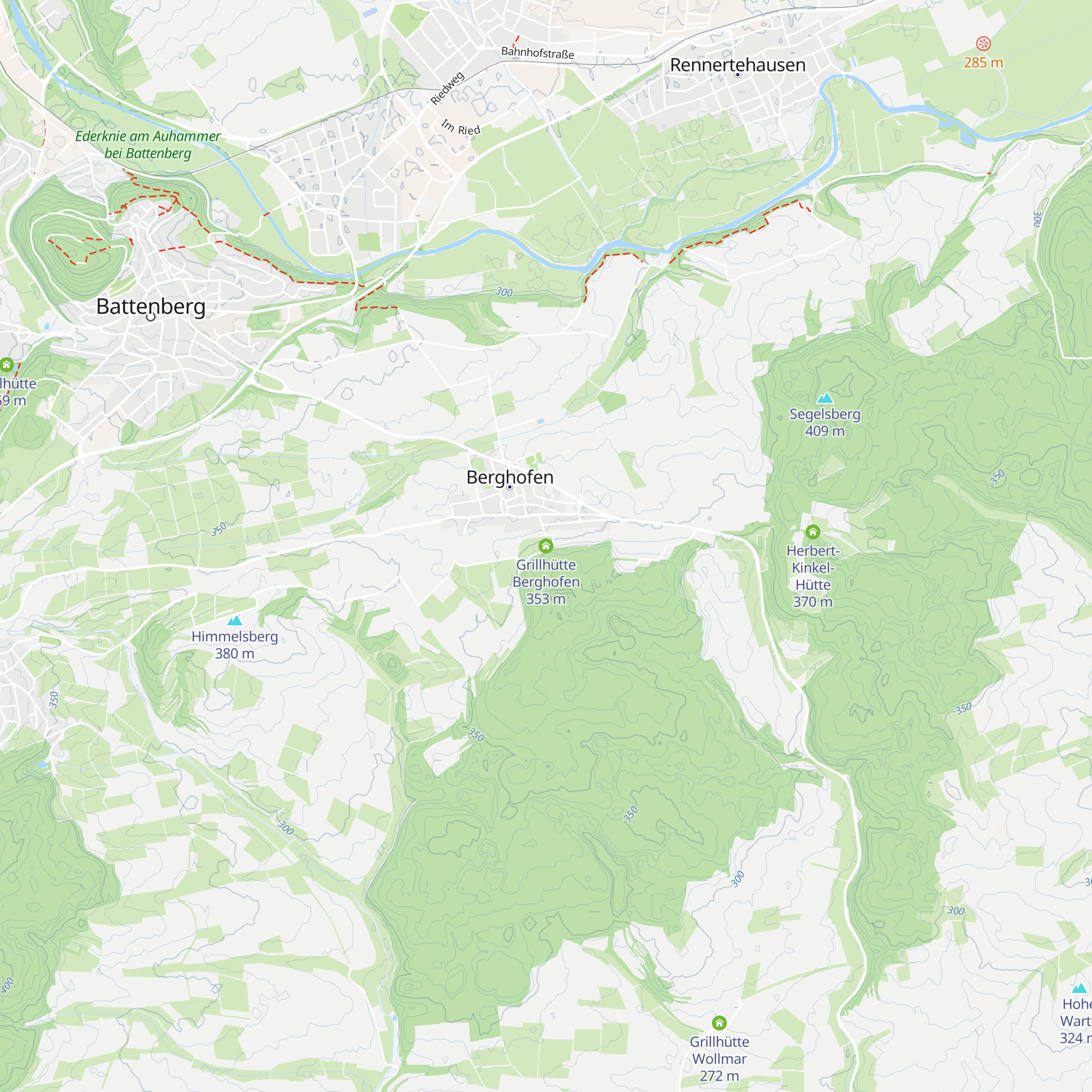 Grillhütte Berghofen map