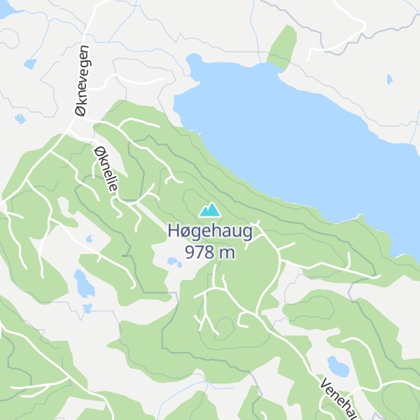 Map of Høgehaug
