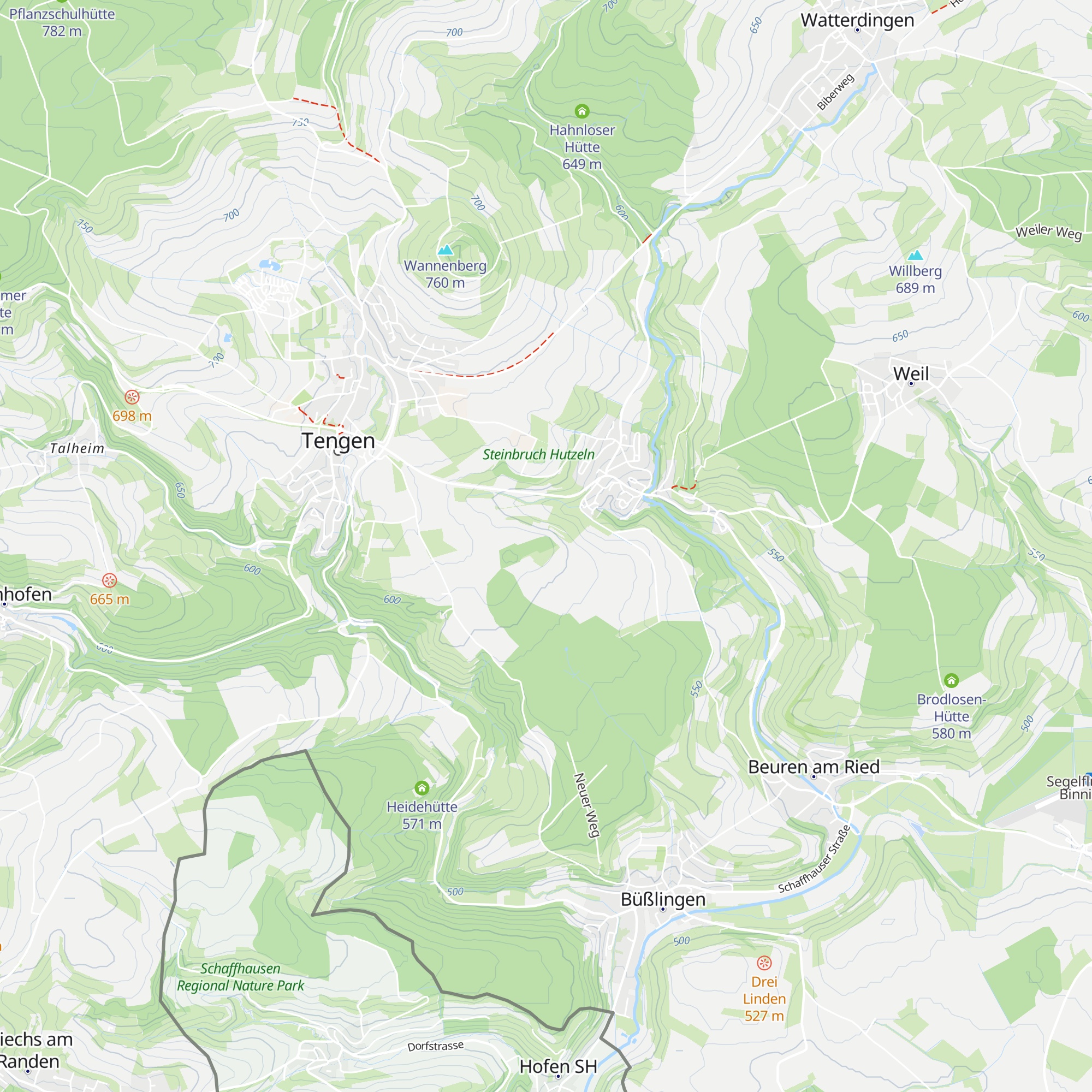 Blumenfelder Förle-Hütte map