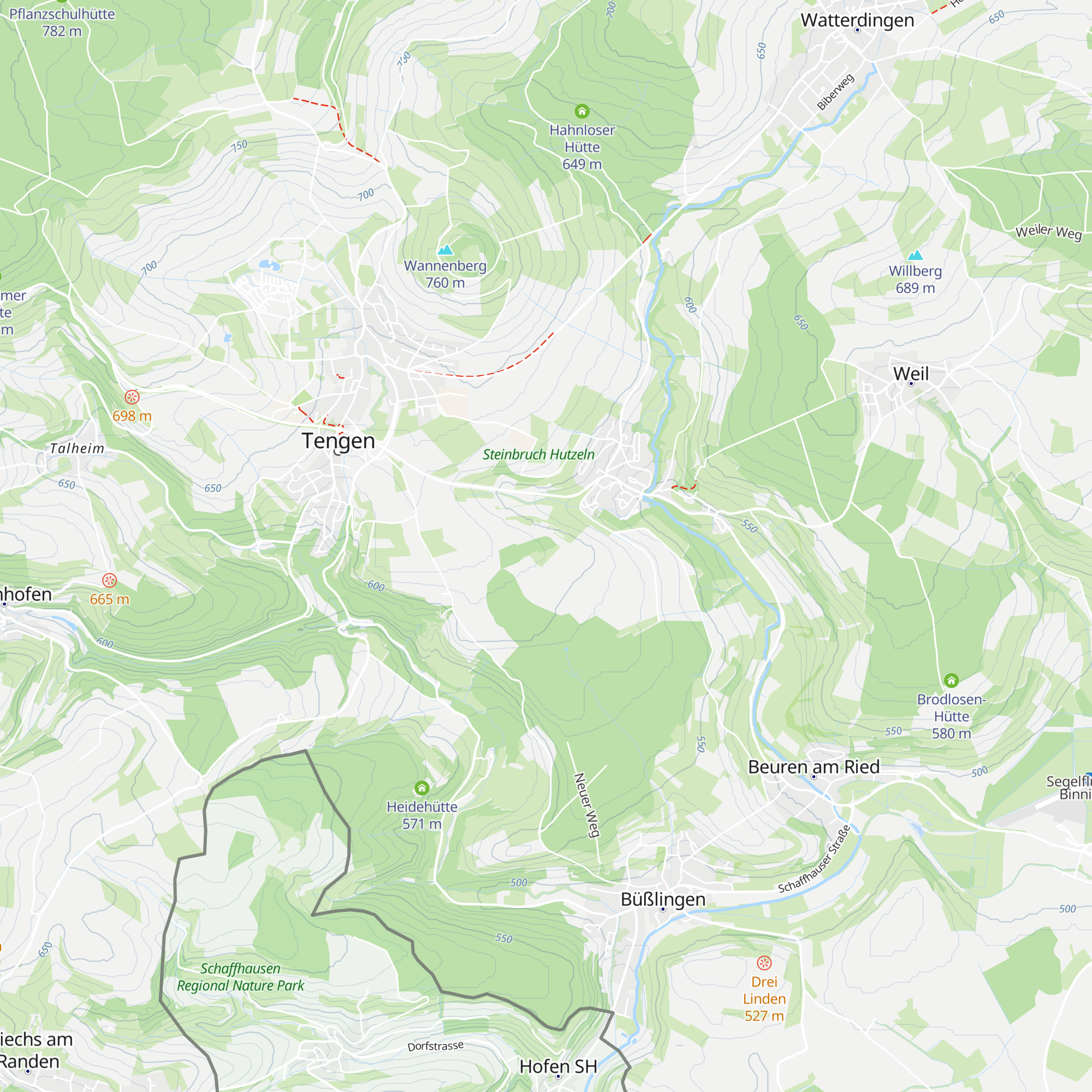 Blumenfelder Förle-Hütte map