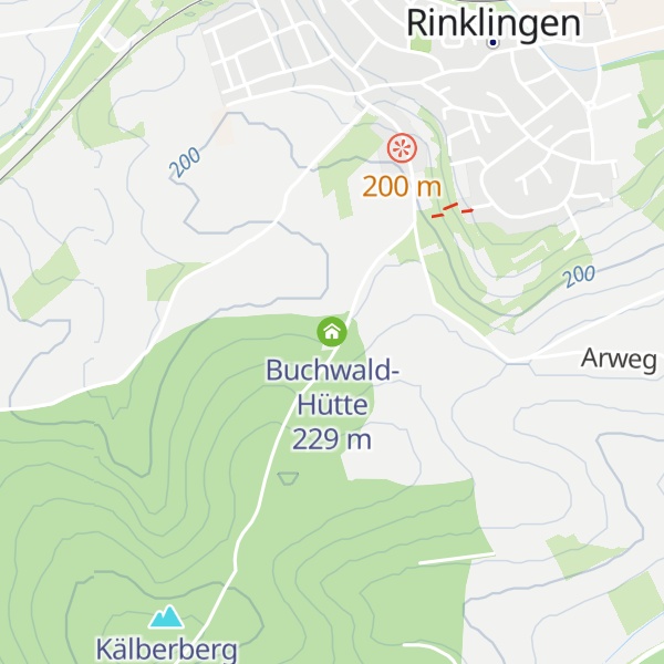 Map of Buchwald-Hütte