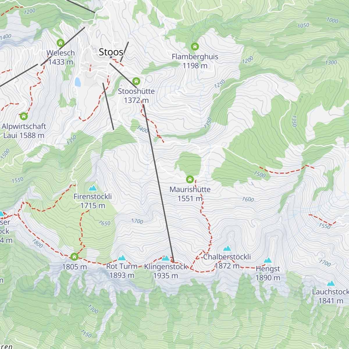 Metzg-Hütte map