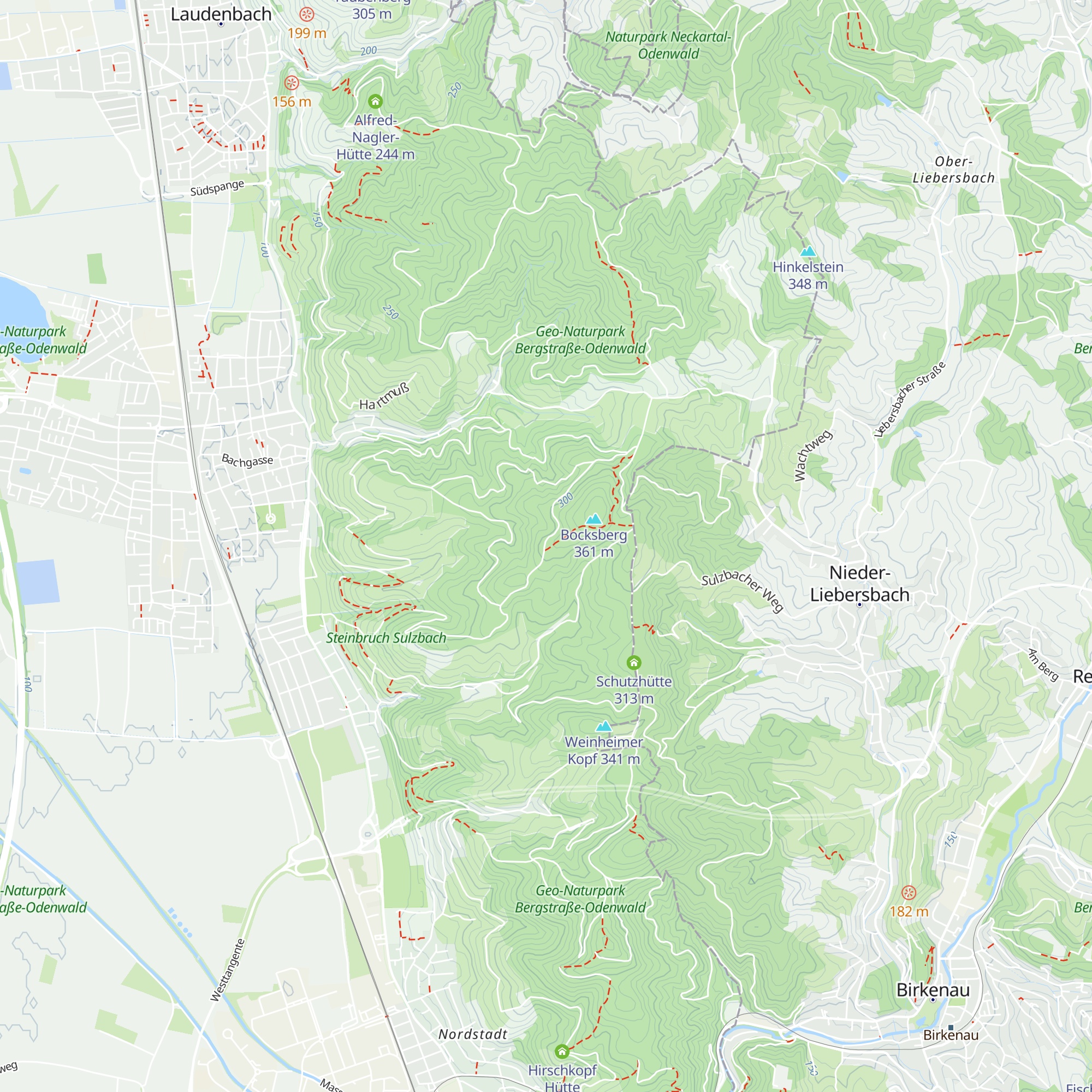 Bocksberghütte map