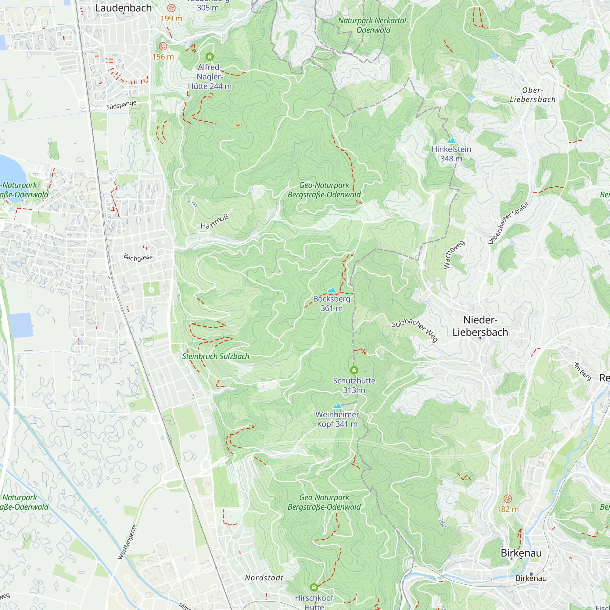 Bocksberghütte map