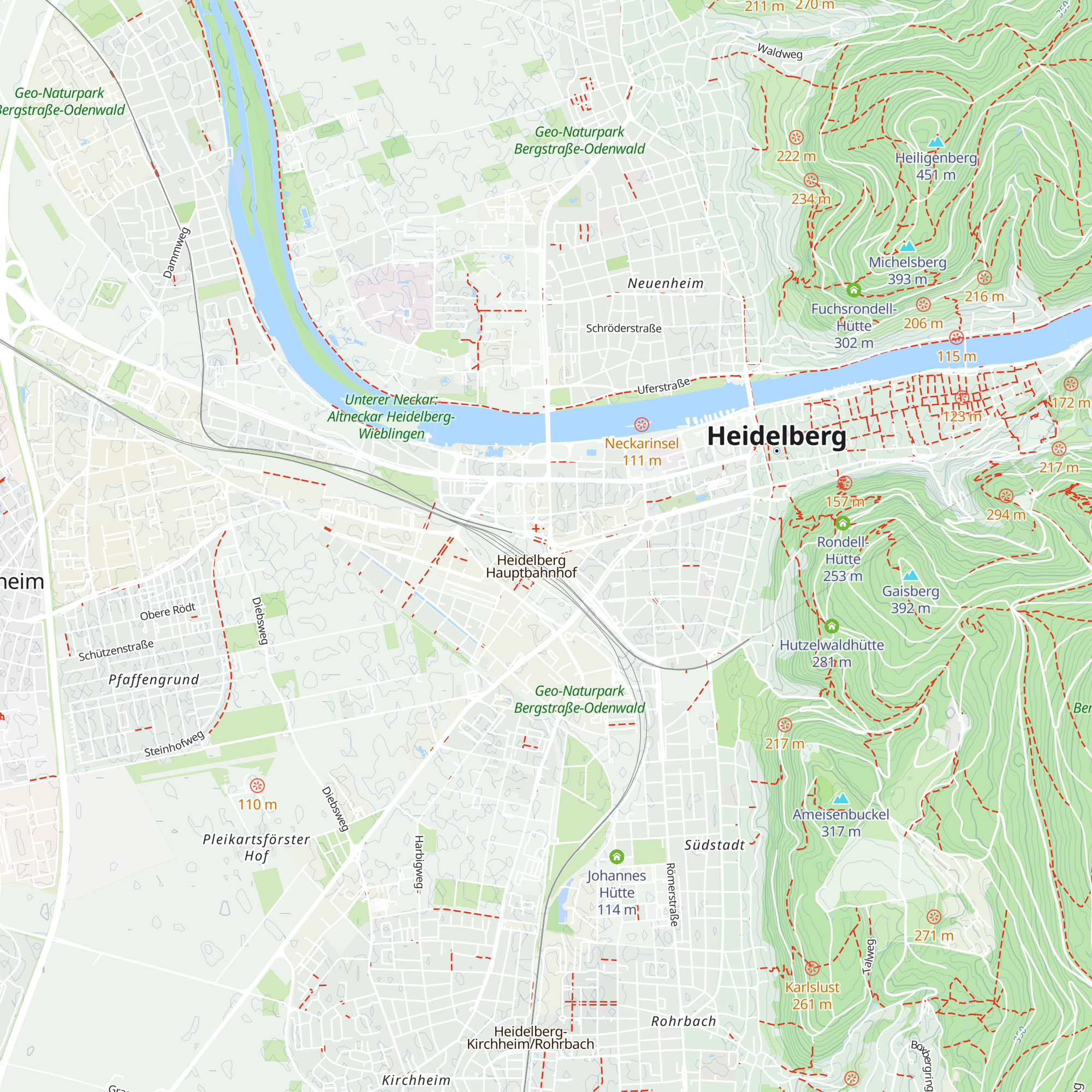 Tourist Information map