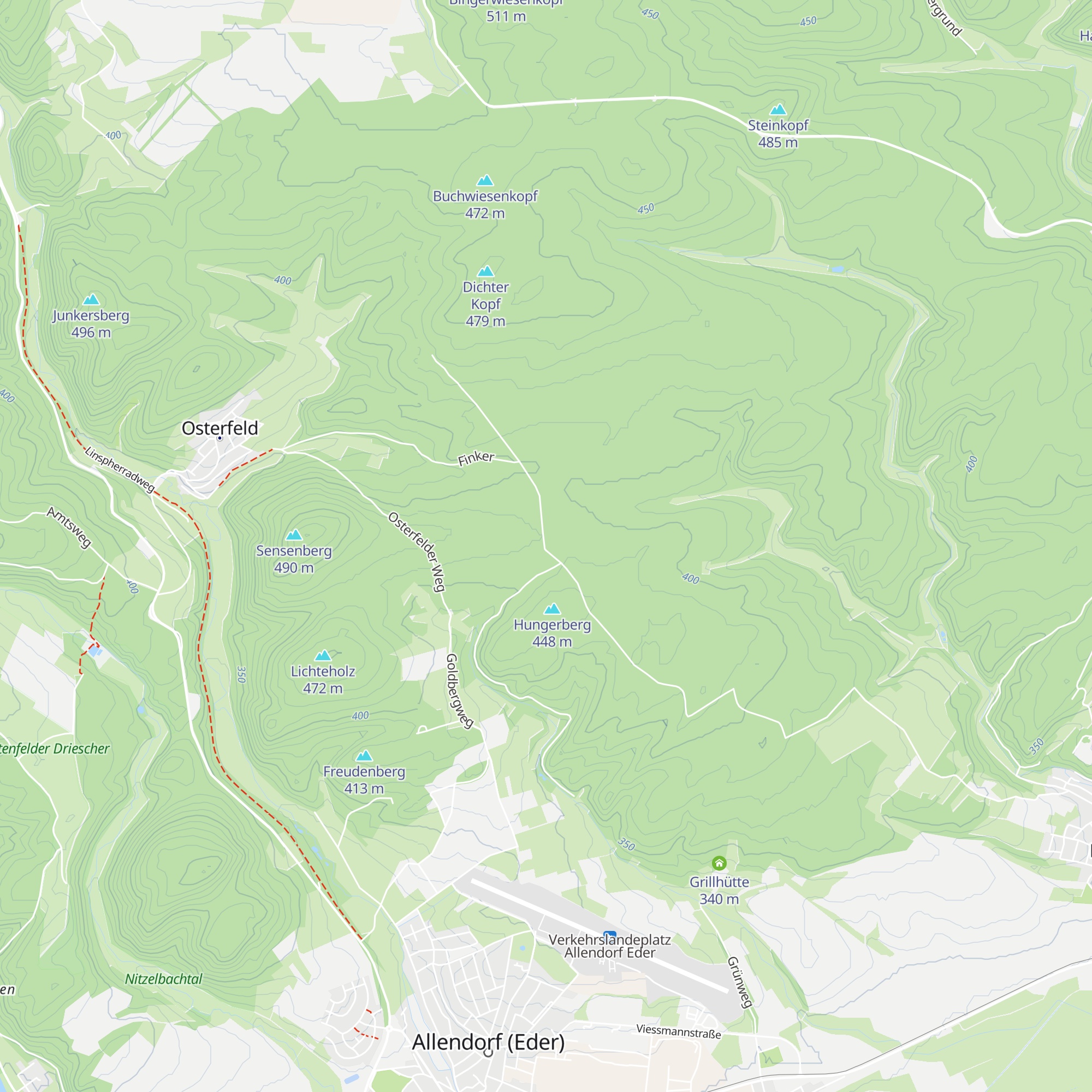 Bennighäuser Hütte map
