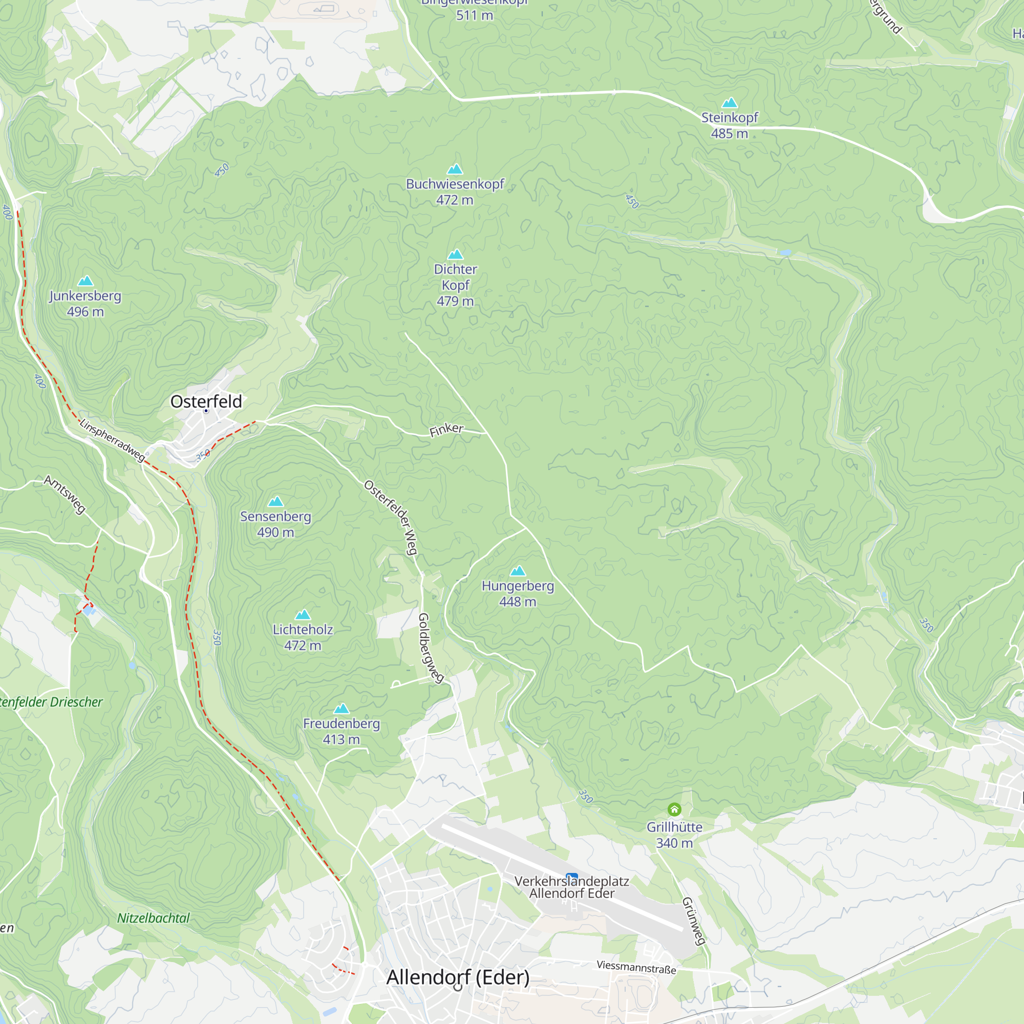 Bennighäuser Hütte map