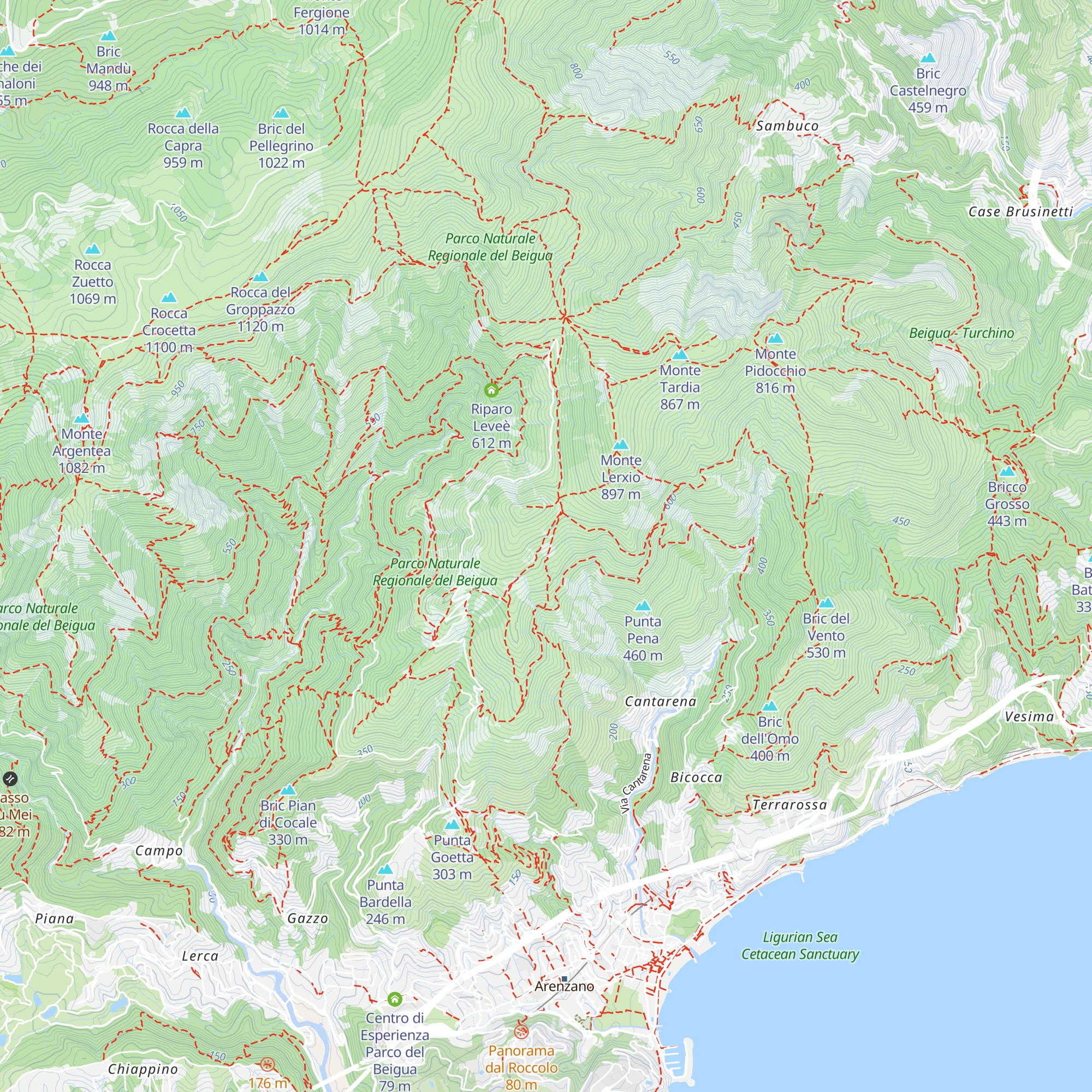 Rifugio Salve Regina map