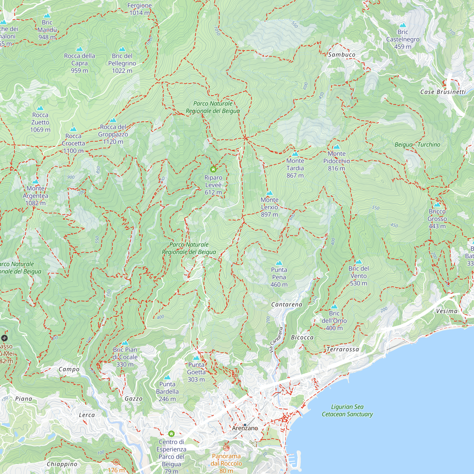 Rifugio Salve Regina map