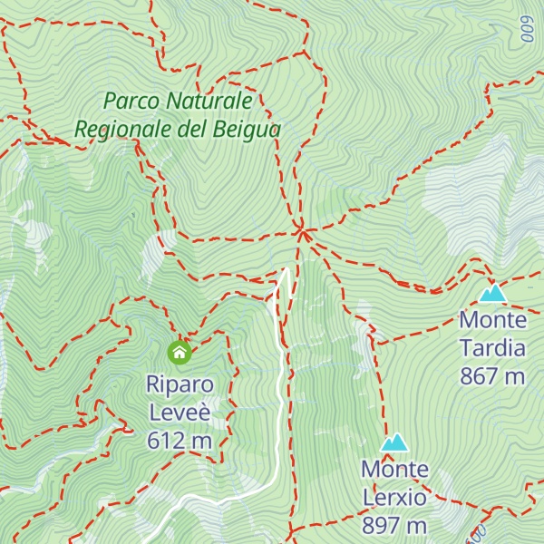Map of Rifugio Cà della Gava