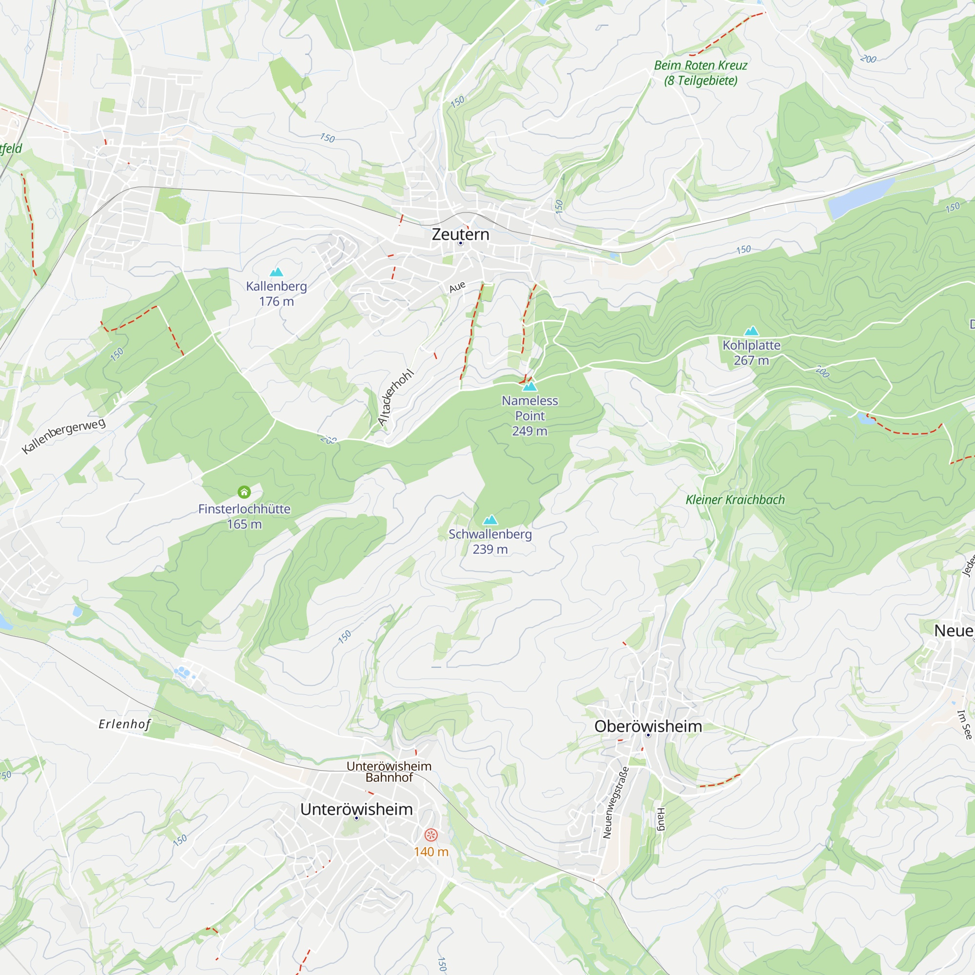 Brandwaldhütte map