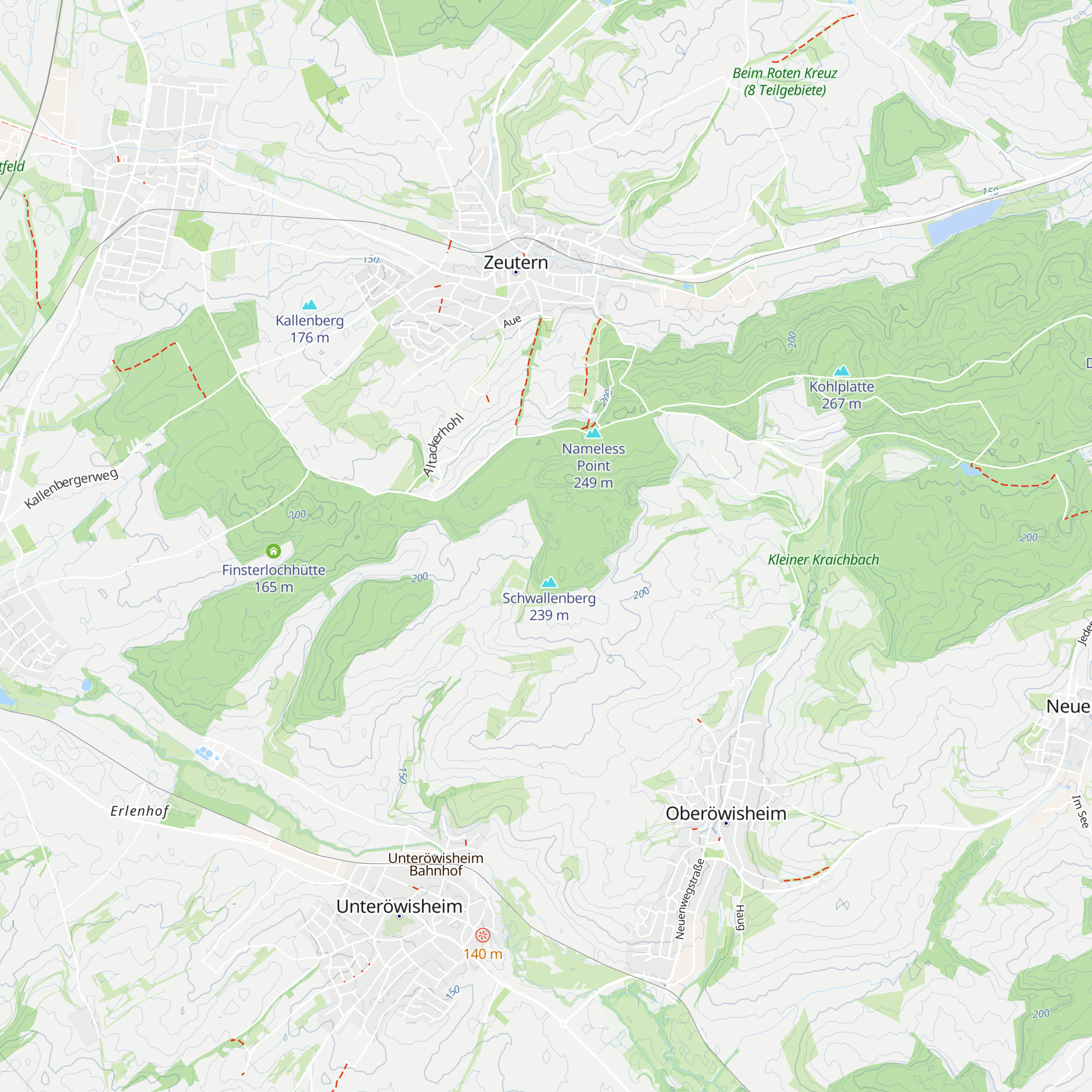 Brandwaldhütte map