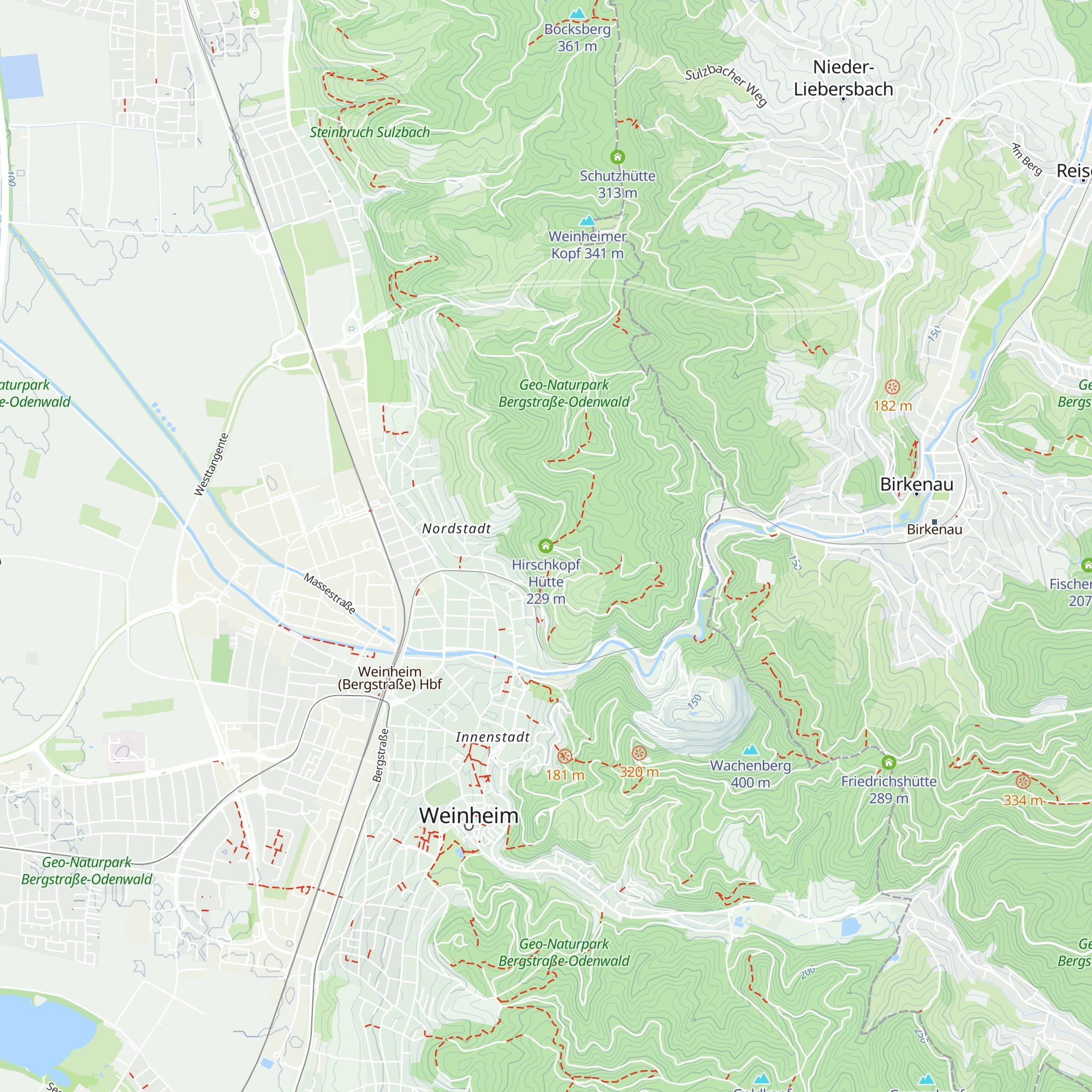 Hirschkopf Hütte map