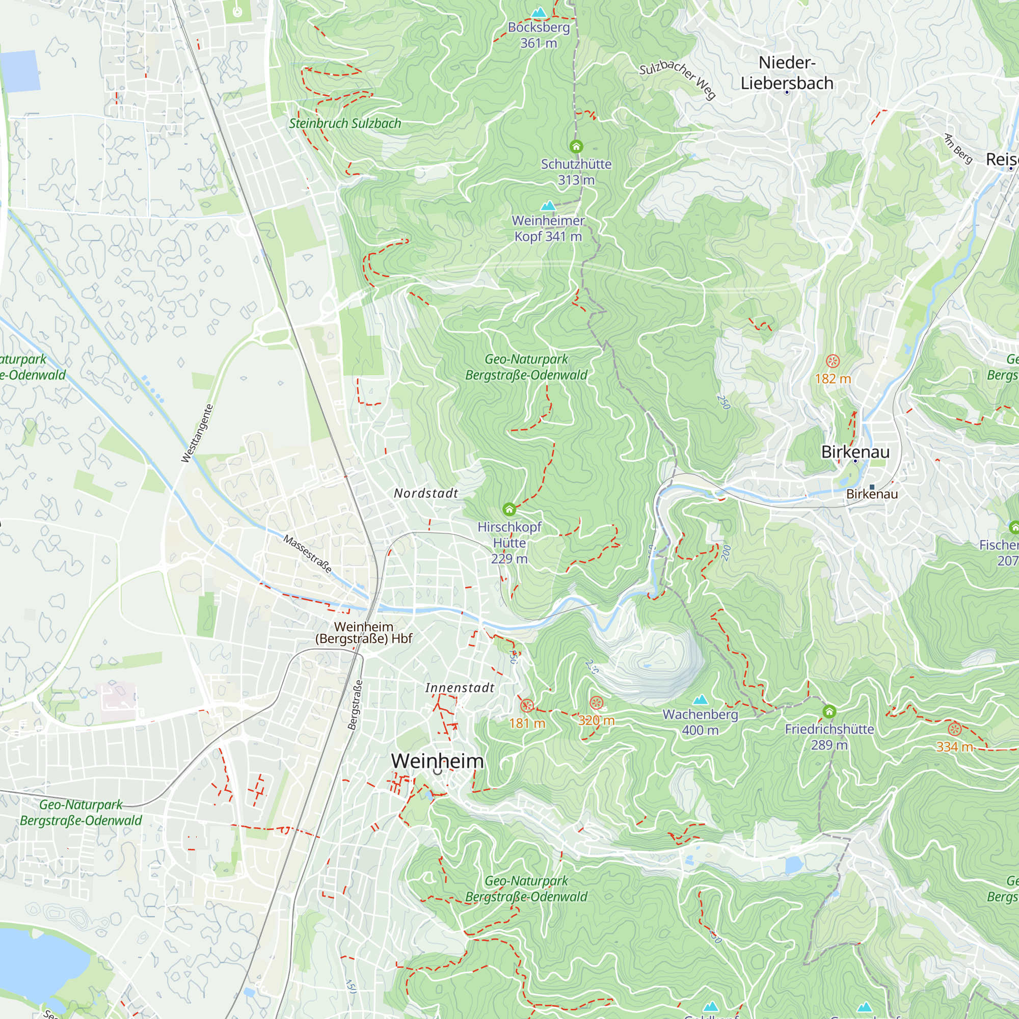 Hirschkopf Hütte map