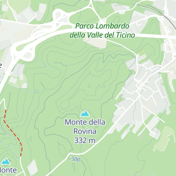 Map of Monte Valli Rosse