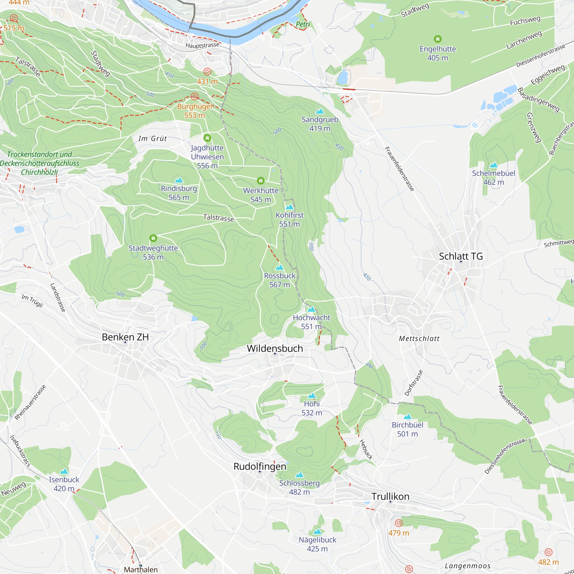 Chrummweghütte map