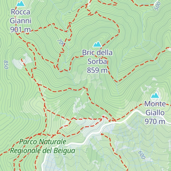 Map of Bric degli Angeli