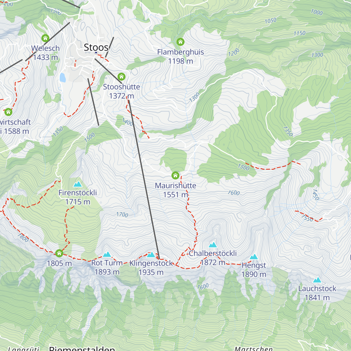 Maurishütte map