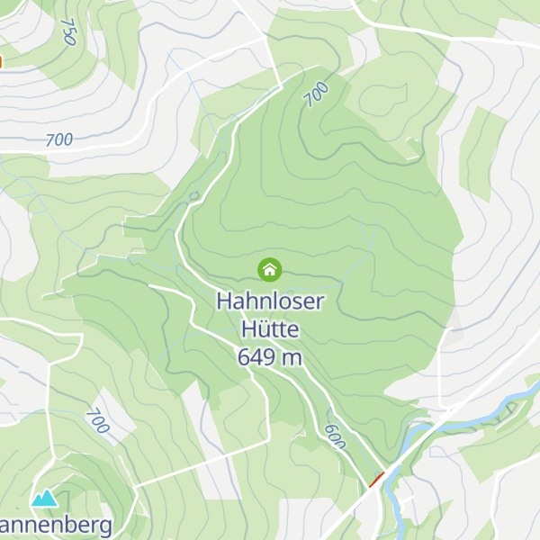 Map of Hahnloser Hütte
