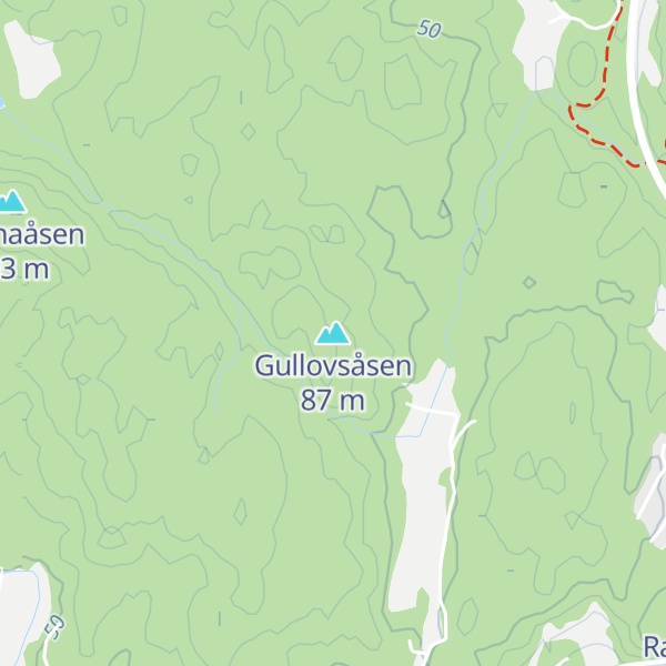 Map of Gullovsåsen
