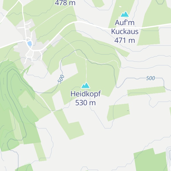 Map of Heidkopf