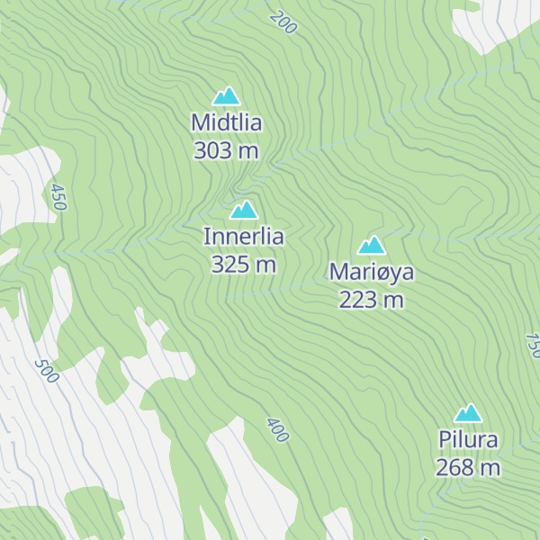 Map of Øver Rotbakken
