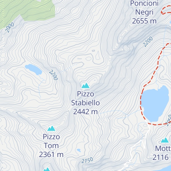 Map of Pizzo Stabiello