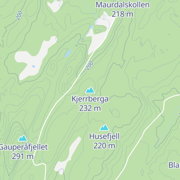 Map of Kjerrberga