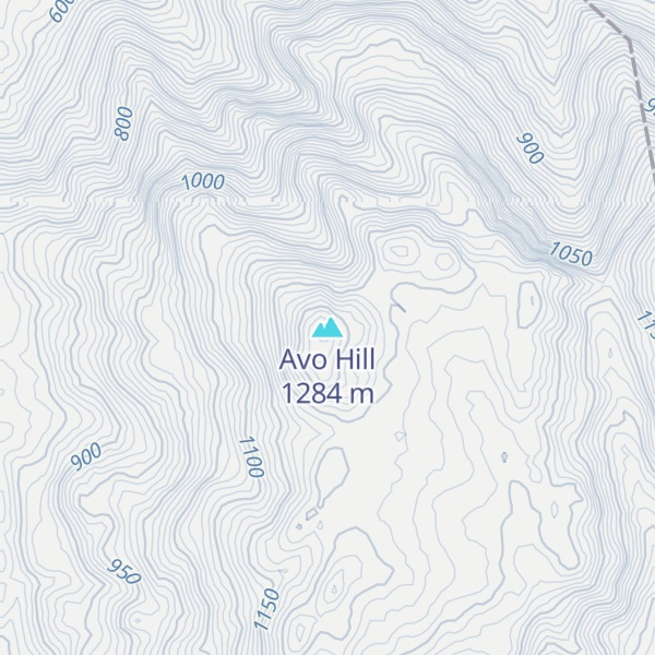 Map of Avo Hill