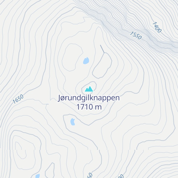Map of Jørundgilknappen